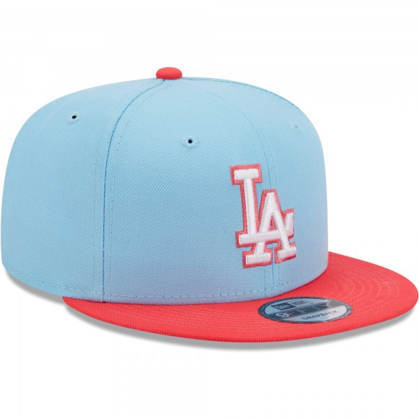 Бейсболка Los Angeles Dodgers New Era Spring Basic Two-Tone 9FIFTY - Light Blue/Red