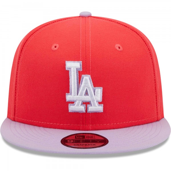 Бейсболка Los Angeles Dodgers New Era Spring Basic Two-Tone 9FIFTY - Red/Purple
