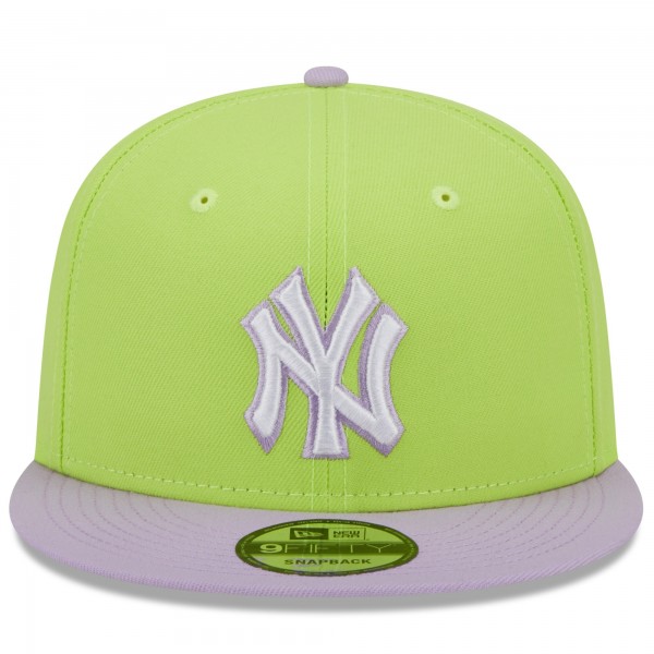Бейсболка New York Yankees New Era Spring Basic Two-Tone 9FIFTY - Neon Green/Purple