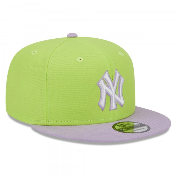 Бейсболка New York Yankees New Era Spring Basic Two-Tone 9FIFTY - Neon Green/Purple