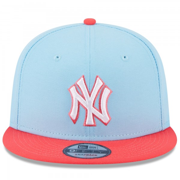 Бейсболка New York Yankees New Era Spring Basic Two-Tone 9FIFTY - Light Blue/Red