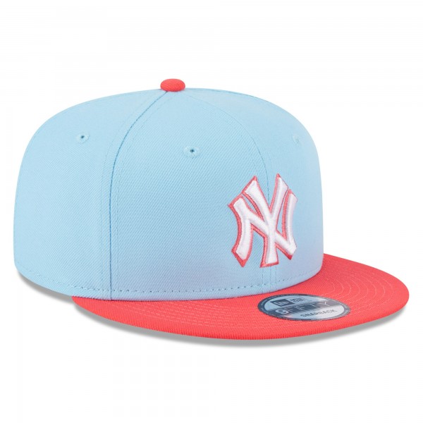 Бейсболка New York Yankees New Era Spring Basic Two-Tone 9FIFTY - Light Blue/Red