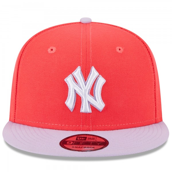 Бейсболка New York Yankees New Era Spring Basic Two-Tone 9FIFTY - Red/Purple