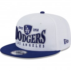 Бейсболка Los Angeles Dodgers New Era Crest 9FIFTY - White/Royal