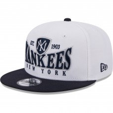 Бейсболка New York Yankees New Era Crest 9FIFTY - White/Navy