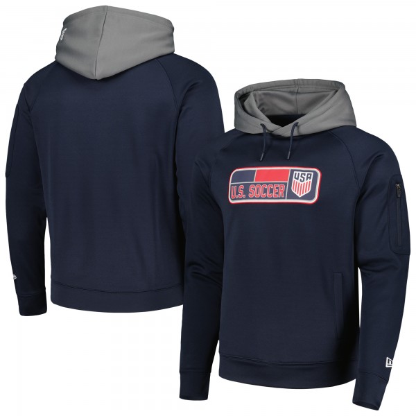 Толстовка USMNT New Era Active Raglan - Navy