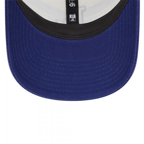 Бейсболка Los Angeles Dodgers New Era Team Stripe Trucker 9FORTY - White/Royal