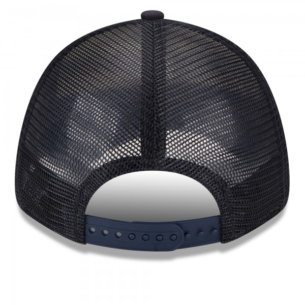 Бейсболка New York Yankees New Era Team Stripe Trucker 9FORTY - White/Navy