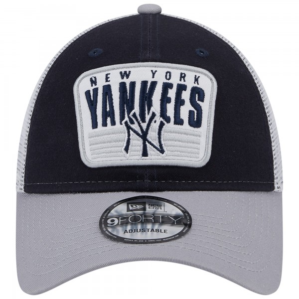 Бейсболка New York Yankees New Era Two-Tone Patch 9FORTY - Navy