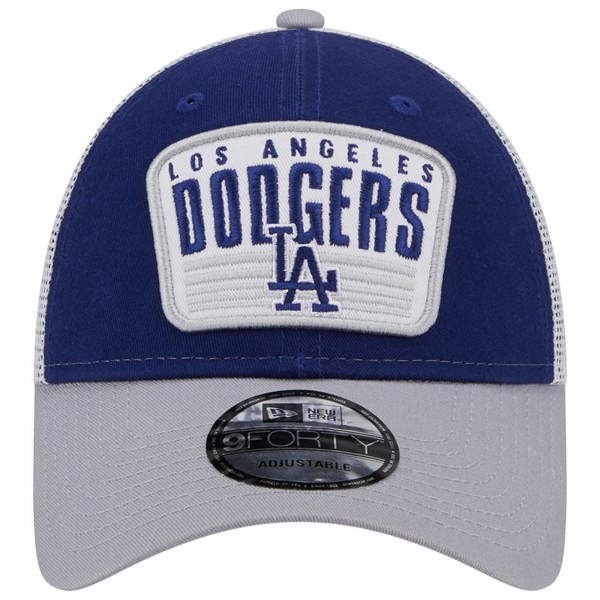 Бейсболка Los Angeles Dodgers New Era Two-Tone Patch 9FORTY - Royal