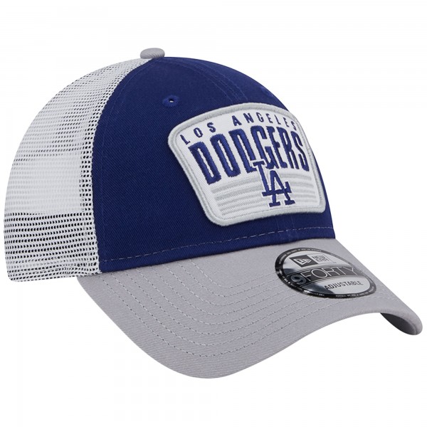 Бейсболка Los Angeles Dodgers New Era Two-Tone Patch 9FORTY - Royal