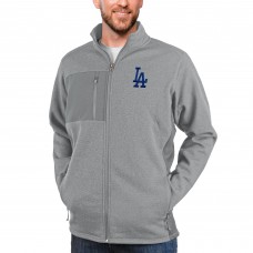 Кофта на молнии Los Angeles Dodgers Antigua Course - Heathered Gray