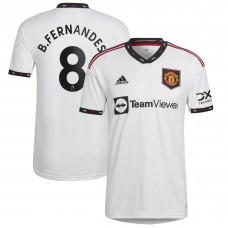Игровая форма  Bruno Fernandes Manchester United adidas 2022/23 Away Replica Player - White