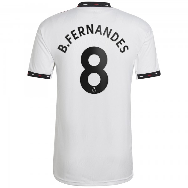 Игровая форма  Bruno Fernandes Manchester United adidas 2022/23 Away Replica Player - White