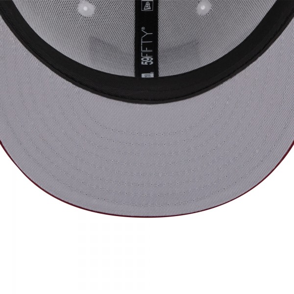 Бейсболка Cleveland Cavaliers New Era State Pride 59FIFTY - White/Wine