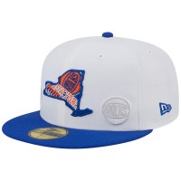 Бейсболка New York Knicks New Era State Pride 59FIFTY - White/Blue