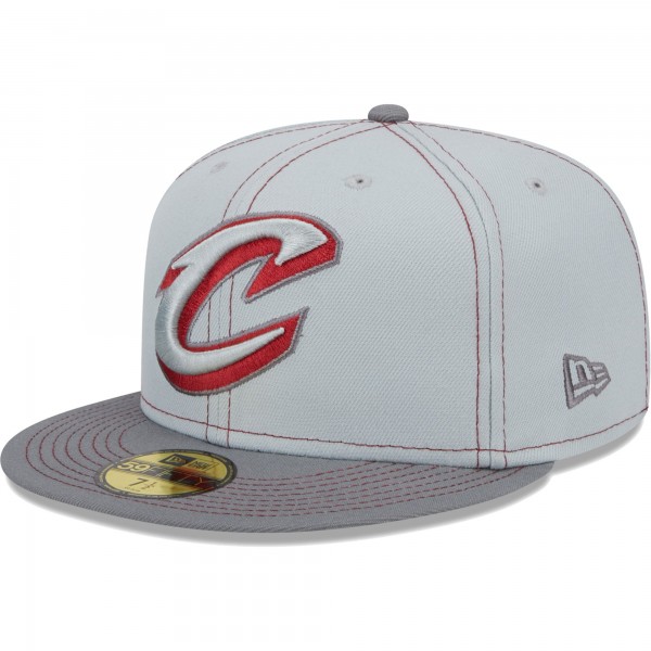 Бейсболка Cleveland Cavaliers New Era Color Pop 59FIFTY - Gray
