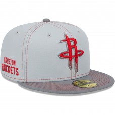 Бейсболка Houston Rockets New Era Color Pop 59FIFTY - Gray