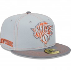 Бейсболка New York Knicks New Era Color Pop 59FIFTY - Gray