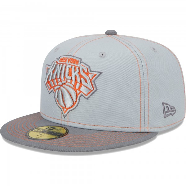 Бейсболка New York Knicks New Era Color Pop 59FIFTY - Gray
