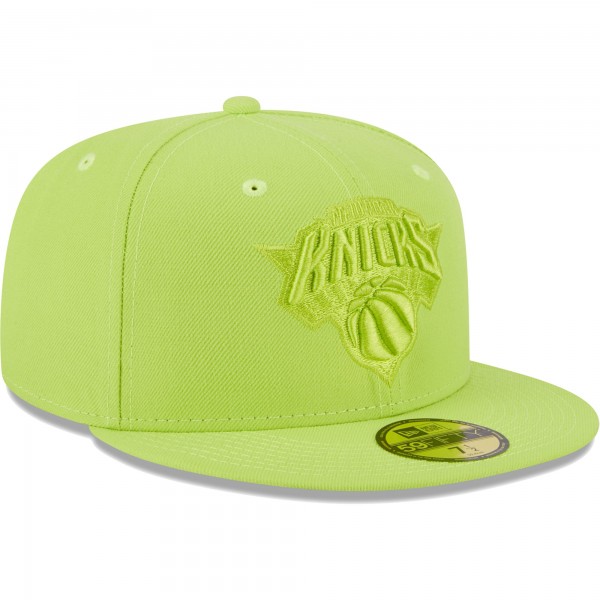 Бейсболка New York Knicks New Era Spring Color Pack 59FIFTY - Neon Green
