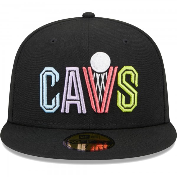 Бейсболка Cleveland Cavaliers New Era Color Pack 59FIFTY - Black