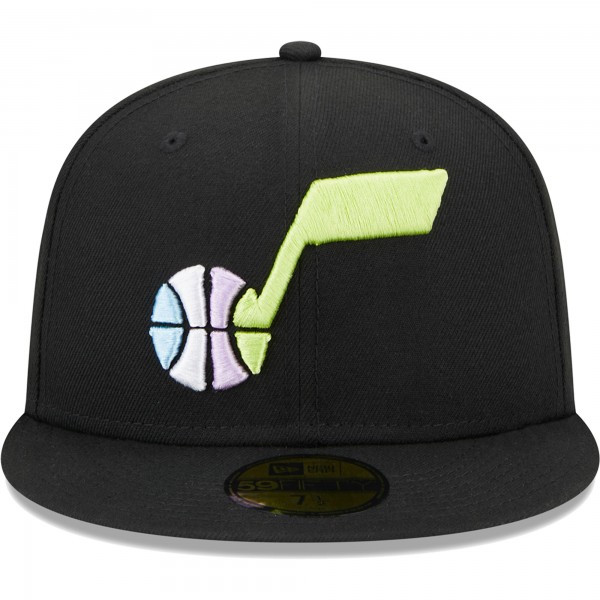 Бейсболка Utah Jazz New Era Color Pack 59FIFTY - Black