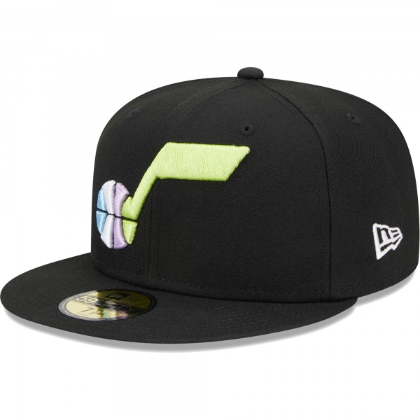 Бейсболка Utah Jazz New Era Color Pack 59FIFTY - Black