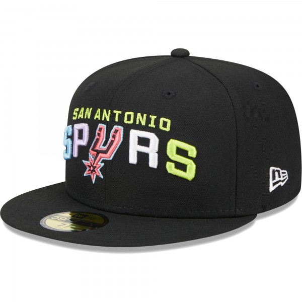 Бейсболка San Antonio Spurs New Era Color Pack 59FIFTY - Black