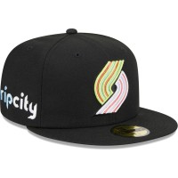 Бейсболка Portland Trail Blazers New Era Color Pack 59FIFTY - Black
