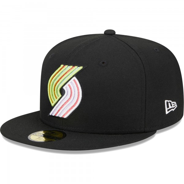 Бейсболка Portland Trail Blazers New Era Color Pack 59FIFTY - Black