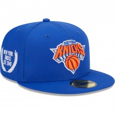 Бейсболка New York Knicks New Era Camo Undervisor Laurels 59FIFTY - Blue