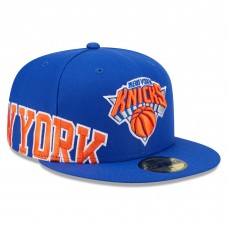 Бейсболка New York Knicks New Era Side Arch Jumbo 59FIFTY - Blue
