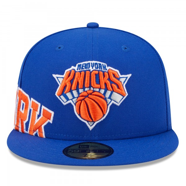 Бейсболка New York Knicks New Era Side Arch Jumbo 59FIFTY - Blue