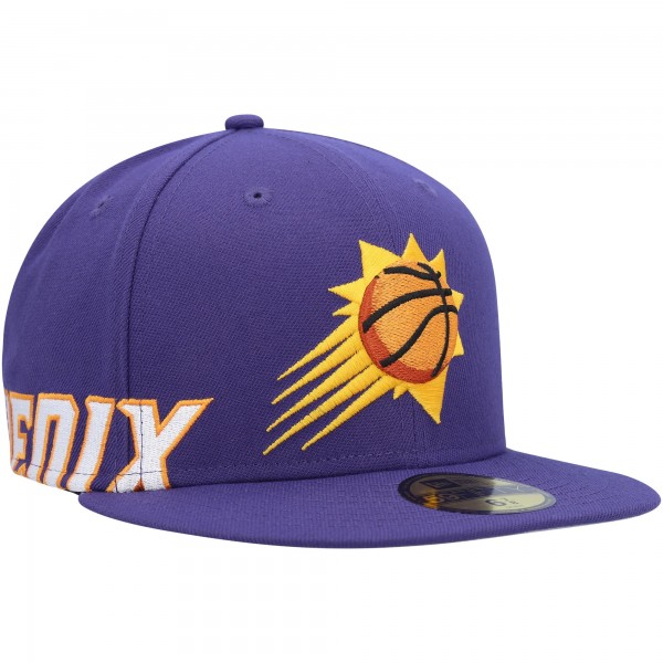 Бейсболка Phoenix Suns New Era Side Arch Jumbo 59FIFTY - Purple