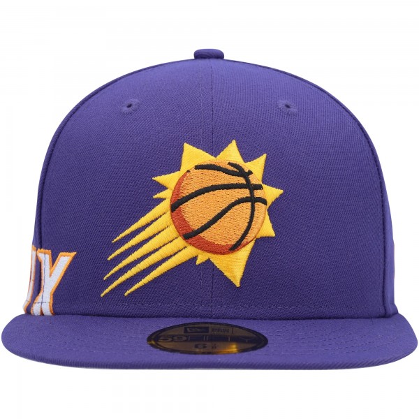 Бейсболка Phoenix Suns New Era Side Arch Jumbo 59FIFTY - Purple