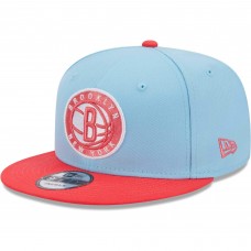 Бейсболка Brooklyn Nets New Era 2-Tone Color Pack 9FIFTY - Powder Blue/Red
