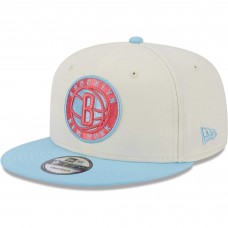 Бейсболка Brooklyn Nets New Era 2-Tone Color Pack 9FIFTY - White/Powder Blue