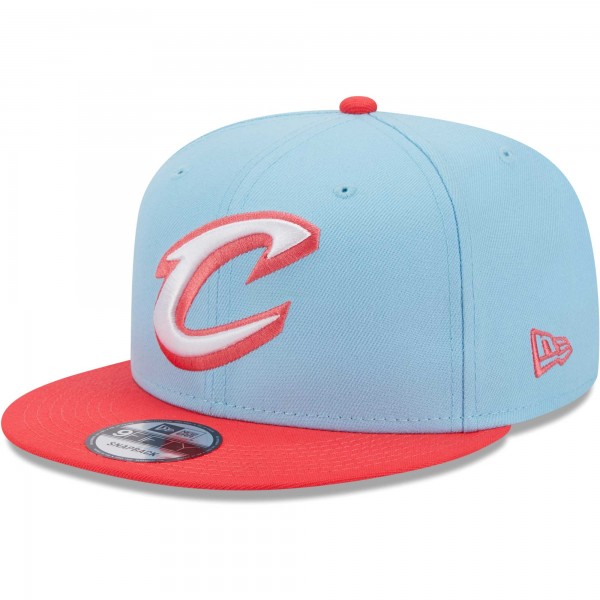 Бейсболка Cleveland Cavaliers New Era 2-Tone Color Pack 9FIFTY - Powder Blue/Red