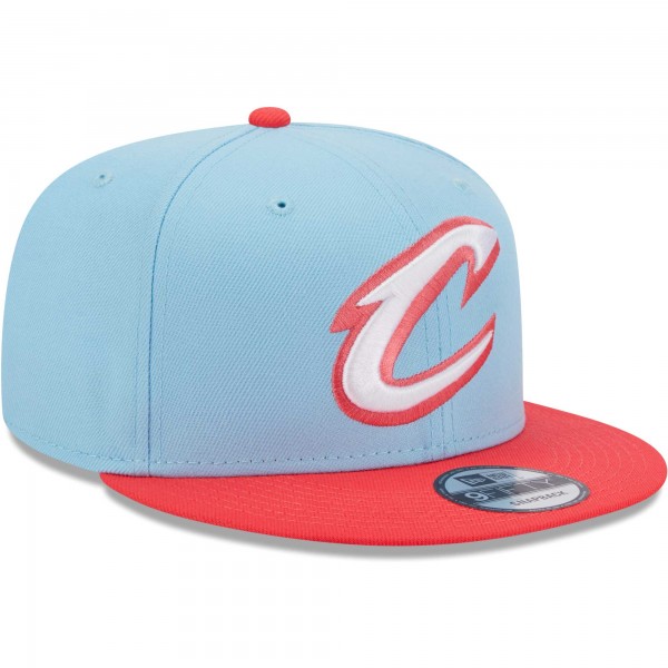 Бейсболка Cleveland Cavaliers New Era 2-Tone Color Pack 9FIFTY - Powder Blue/Red