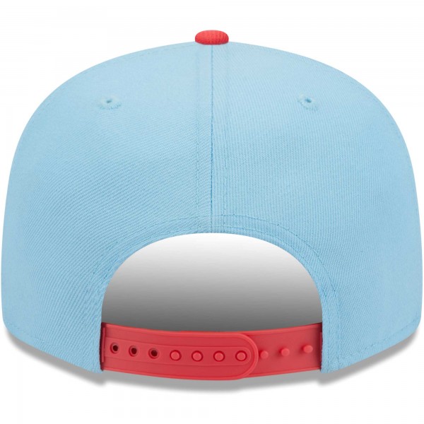 Бейсболка Cleveland Cavaliers New Era 2-Tone Color Pack 9FIFTY - Powder Blue/Red