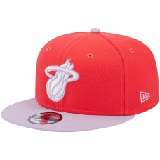 Бейсболка Miami Heat New Era 2-Tone Color Pack 9FIFTY - Red/Lavender