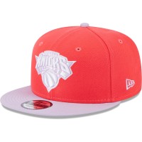Бейсболка New York Knicks New Era 2-Tone Color Pack 9FIFTY - Red/Lavender