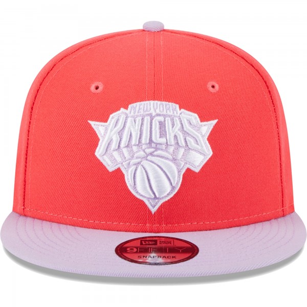Бейсболка New York Knicks New Era 2-Tone Color Pack 9FIFTY - Red/Lavender