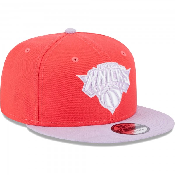Бейсболка New York Knicks New Era 2-Tone Color Pack 9FIFTY - Red/Lavender