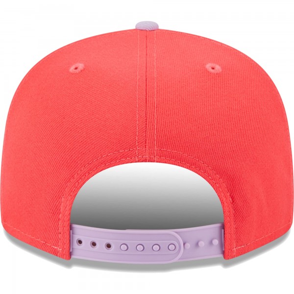Бейсболка New York Knicks New Era 2-Tone Color Pack 9FIFTY - Red/Lavender