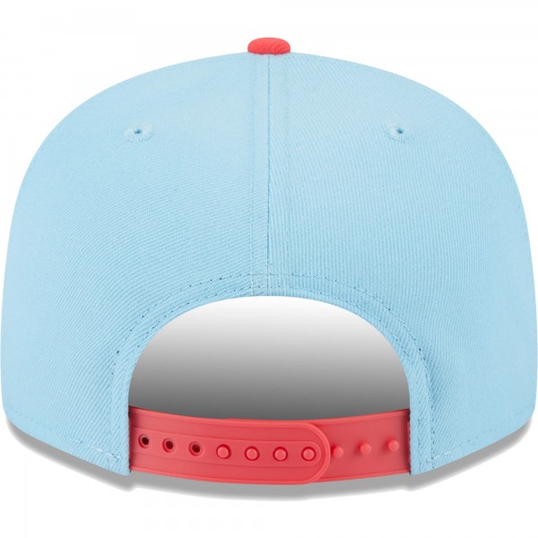 Бейсболка New York Knicks New Era 2-Tone Color Pack 9FIFTY - Powder Blue/Red