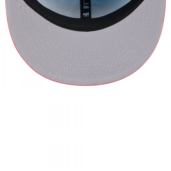 Бейсболка New York Knicks New Era 2-Tone Color Pack 9FIFTY - Powder Blue/Red