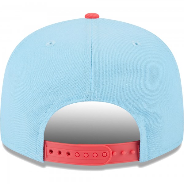 Бейсболка Philadelphia 76ers New Era 2-Tone Color Pack 9FIFTY - Powder Blue/Red