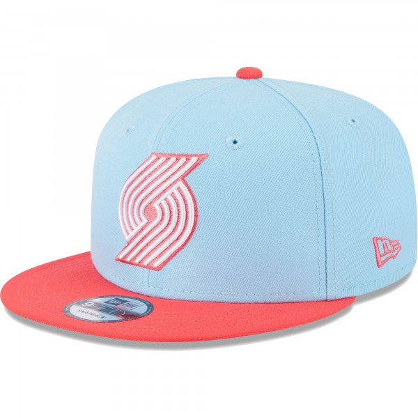 Бейсболка Portland Trail Blazers New Era 2-Tone Color Pack 9FIFTY - Powder Blue/Red